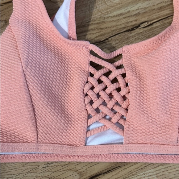 Cupshe Coral Bikini with Lace-Up Detail - Picture 7 of 7